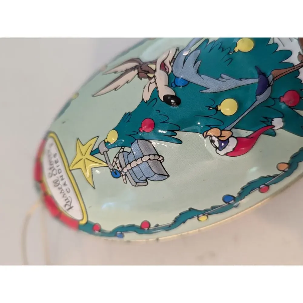 Russell Stover Road Runner Wile E Coyote Looney Tunes Christmas Ornament 1997